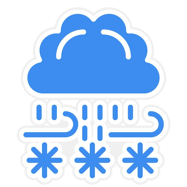 Estilo del icono de la tormenta