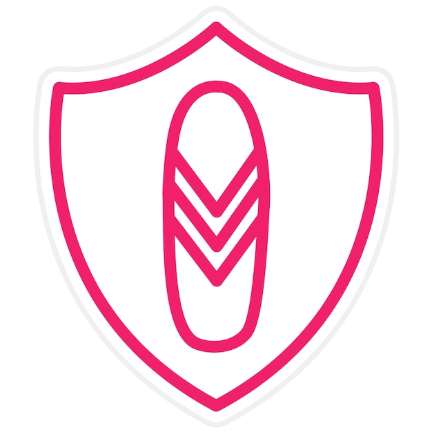 Estilo de icono del torneo de diseño vectorial