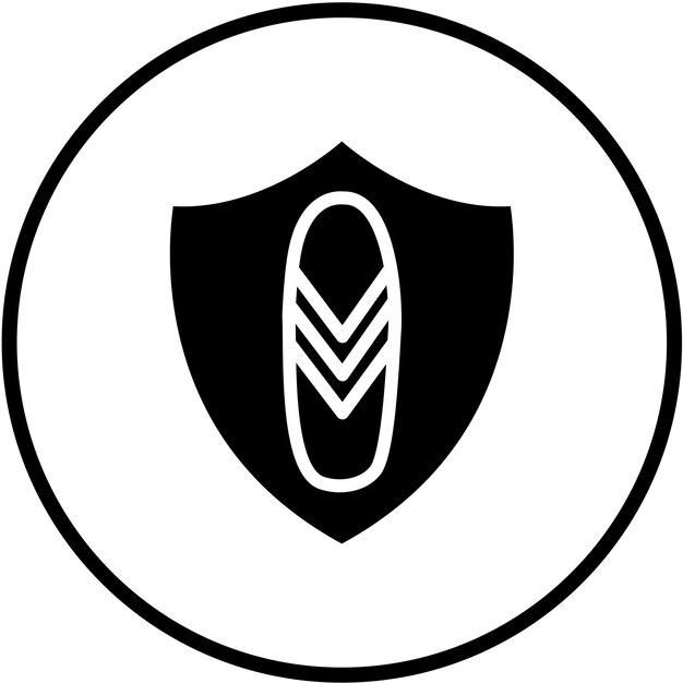 Estilo de icono del torneo de diseño vectorial