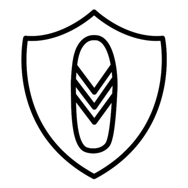 Estilo de icono del torneo de diseño vectorial