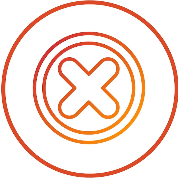 Estilo del icono del tornillo de accionamiento de diseño vectorial