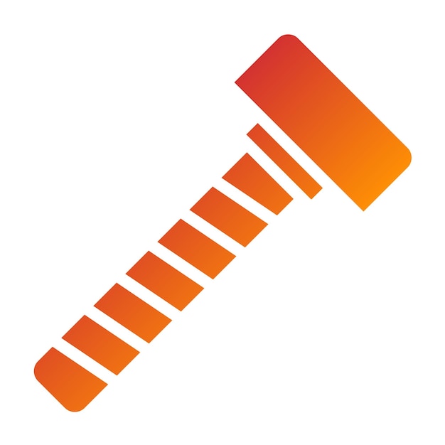 Estilo del icono del tornillo de diseño vectorial