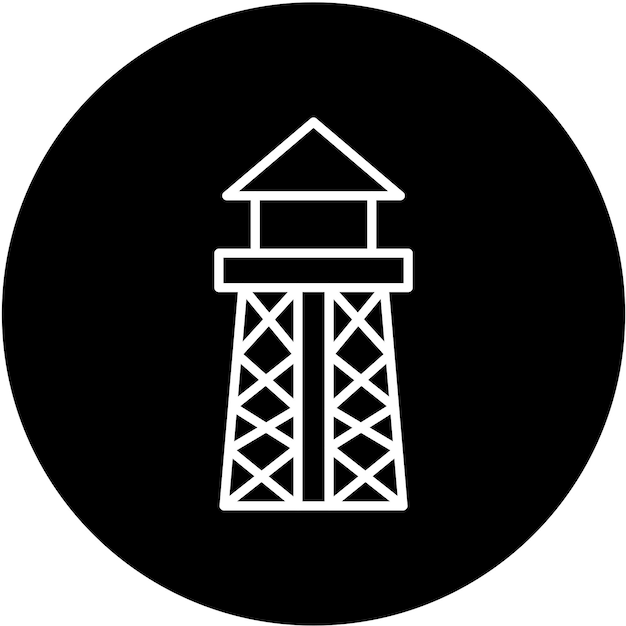 Estilo del icono de la torre de agua