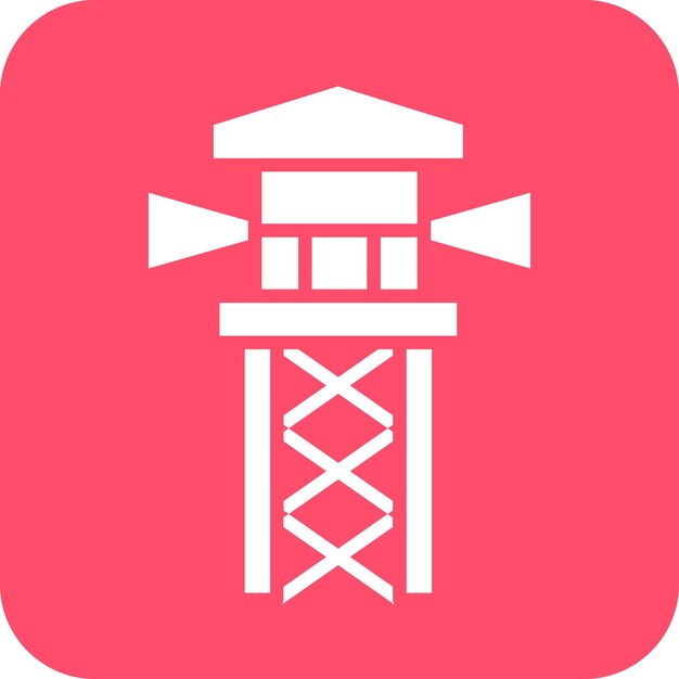 Estilo del icono de la torre de observación