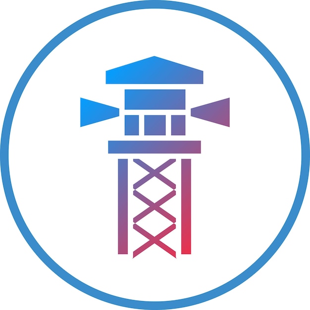 Estilo del icono de la torre de observación