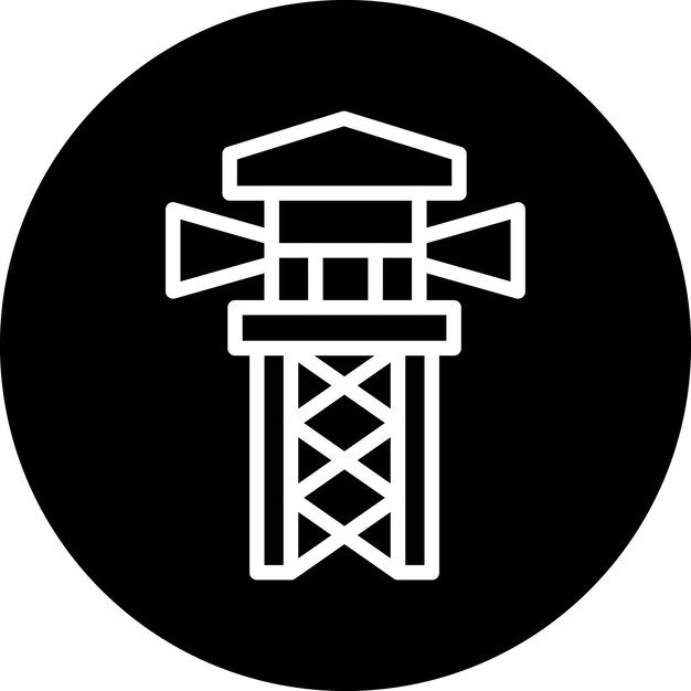 Estilo del icono de la torre de observación