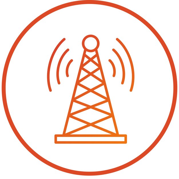 Estilo del icono de la torre de señal