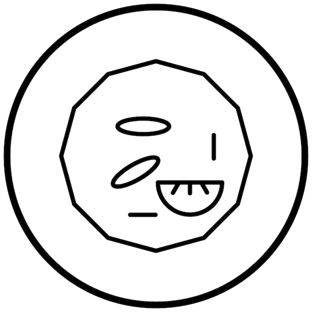 Estilo del icono de la tortilla