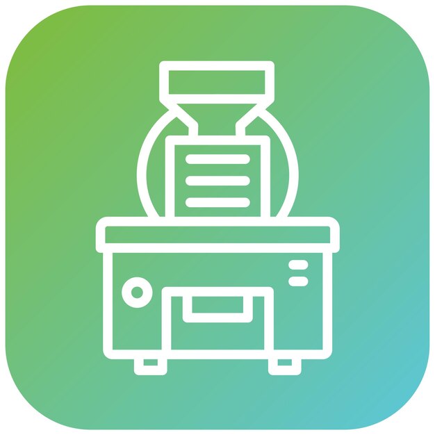 Estilo del icono del tostador de diseño vectorial