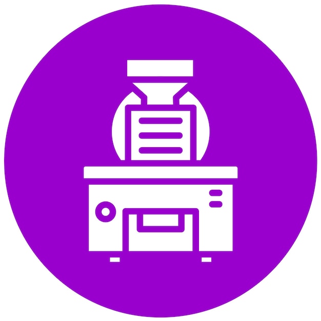 Estilo del icono del tostador de diseño vectorial