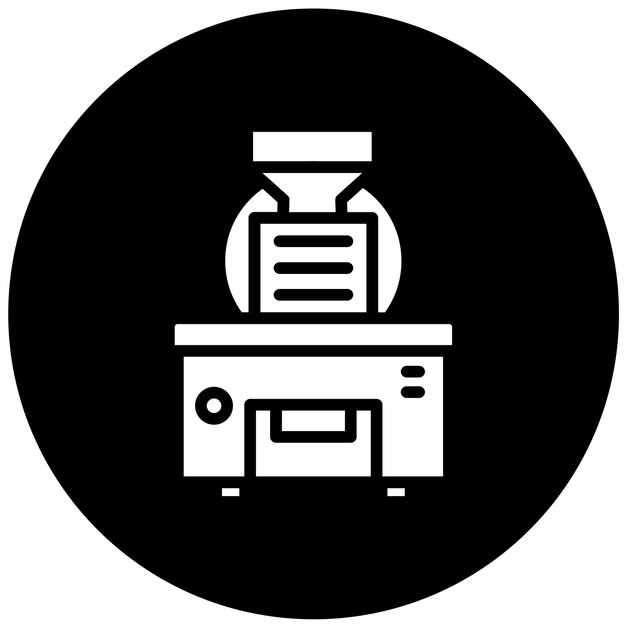 Estilo del icono del tostador de diseño vectorial