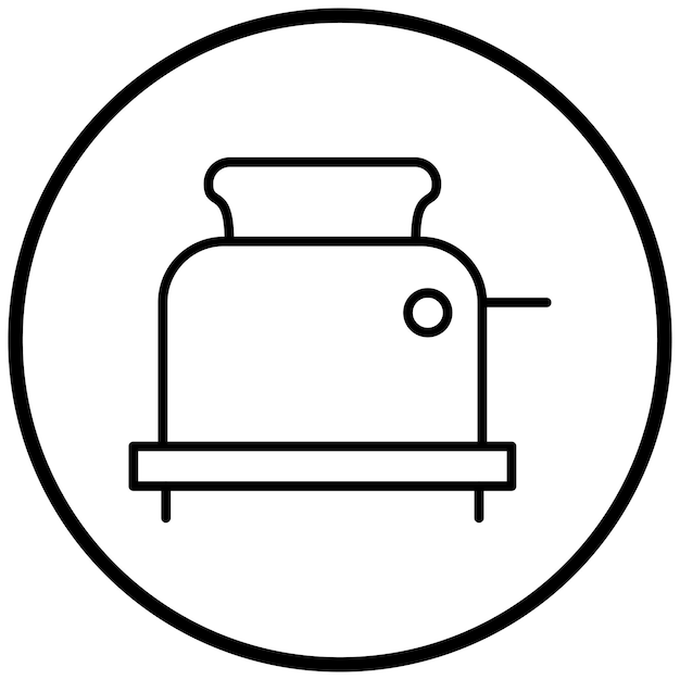 Estilo del icono de la tostadora