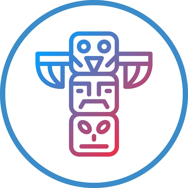 Estilo del icono del tótem