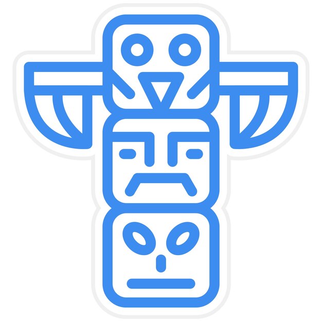 Estilo del icono del tótem