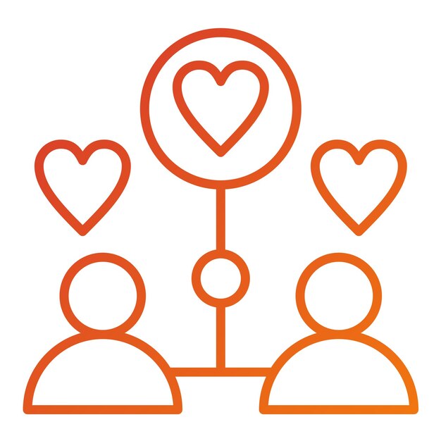 Estilo de icono de trabajo comunitario de diseño vectorial