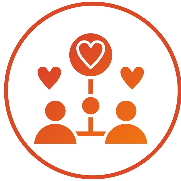 Estilo de icono de trabajo comunitario de diseño vectorial