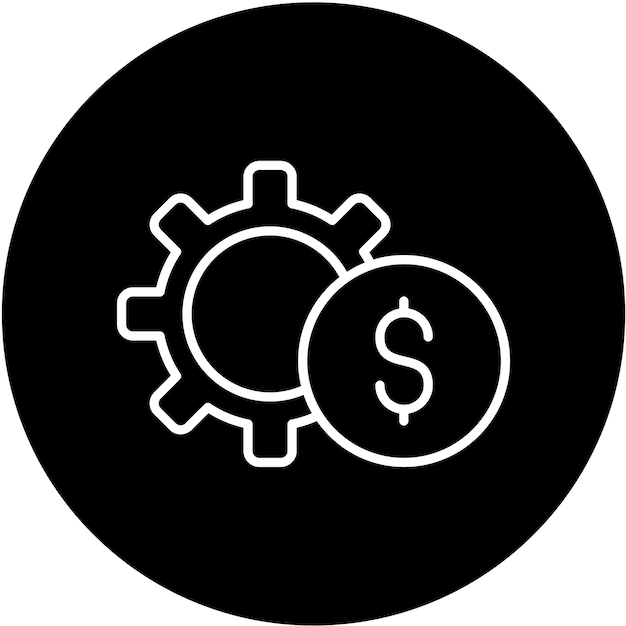 Estilo de icono de trabajo de diseño vectorial