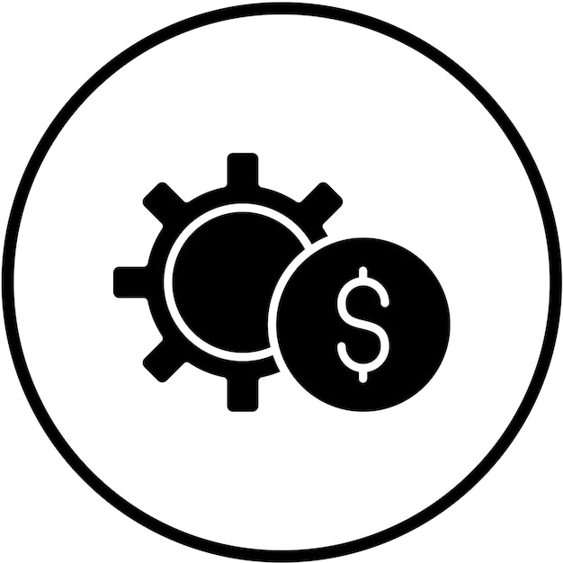 Estilo de icono de trabajo de diseño vectorial