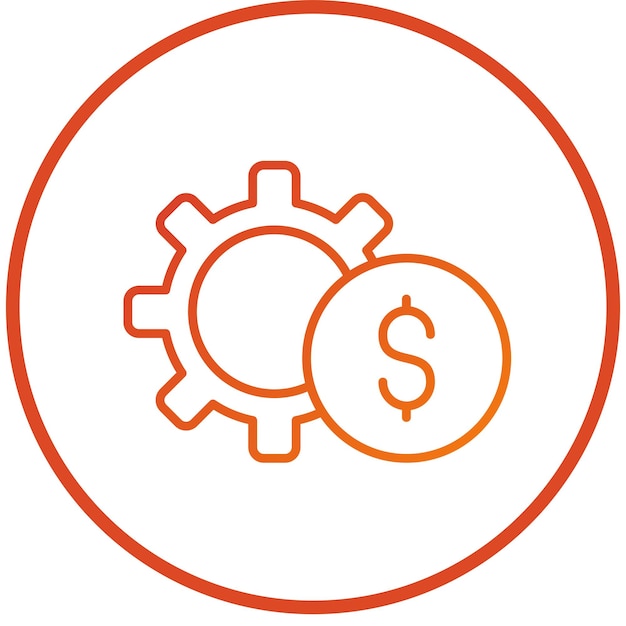 Estilo de icono de trabajo de diseño vectorial