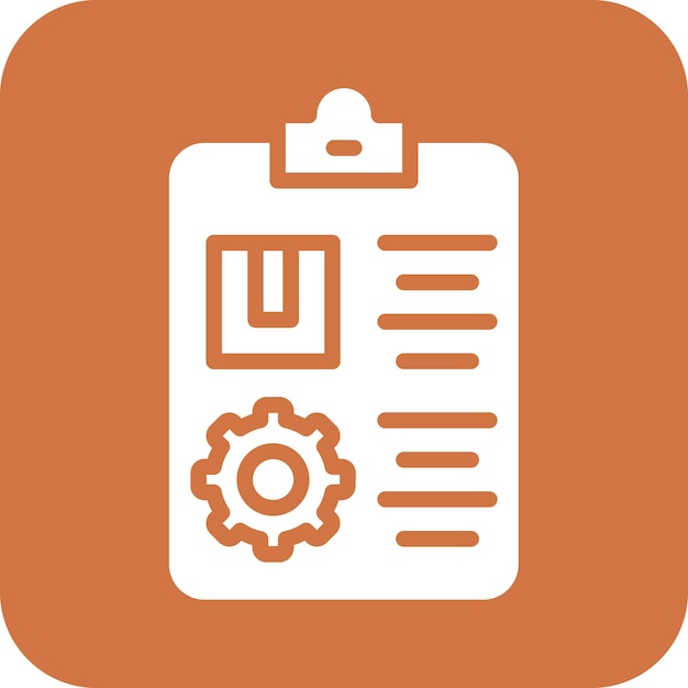 Estilo del icono de trabajo productivo