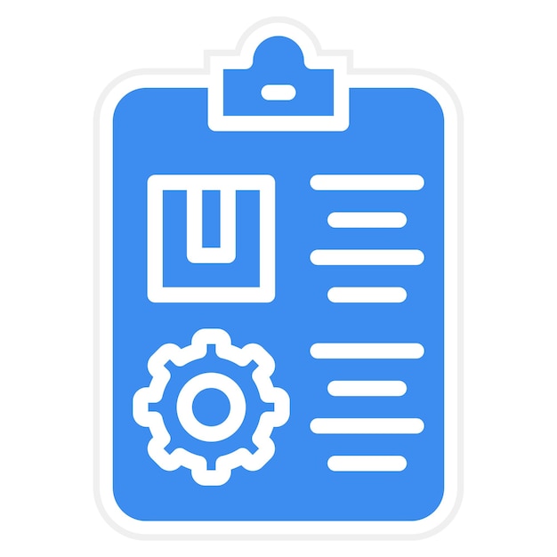 Estilo del icono de trabajo productivo