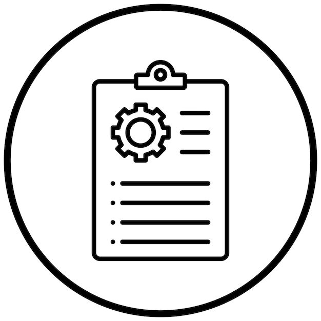 Estilo del icono de trabajo productivo