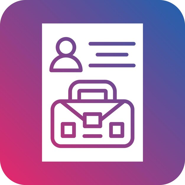 Estilo del icono de trabajo