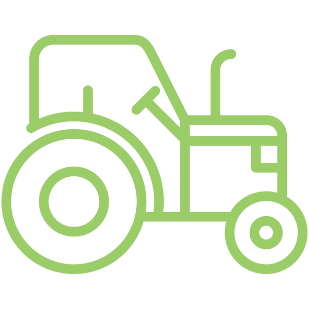 Estilo del icono del tractor