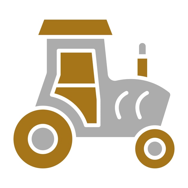 Estilo del icono del tractor