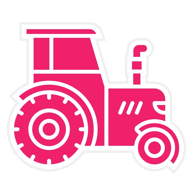 Estilo del icono del tractor