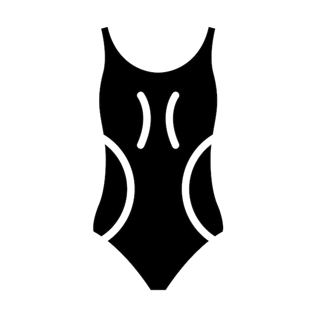 Estilo de icono de traje de baño de diseño vectorial