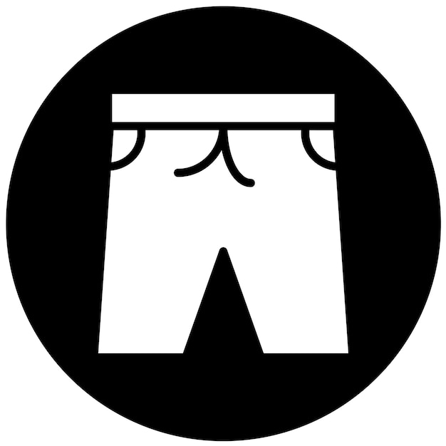 Estilo de icono de traje de baño de diseño vectorial