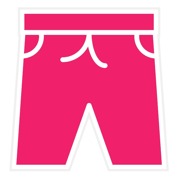 Estilo de icono de traje de baño de diseño vectorial