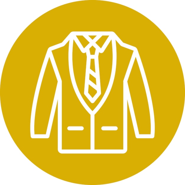 Estilo del icono del traje