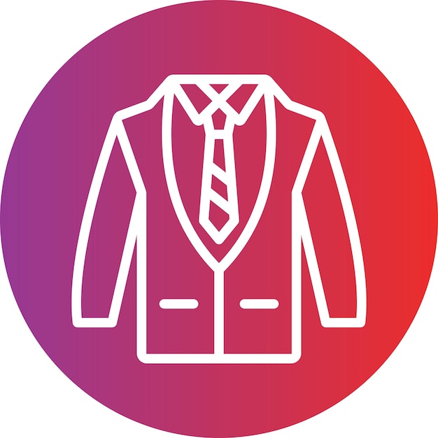 Estilo del icono del traje