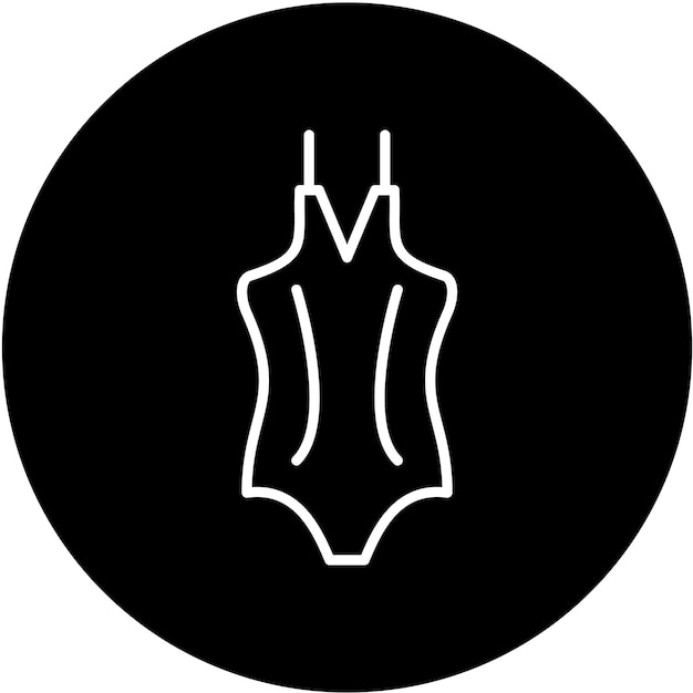 Estilo de icono de trajes de baño de diseño vectorial
