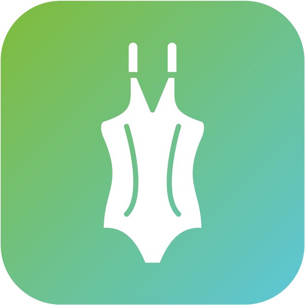 Estilo de icono de trajes de baño de diseño vectorial