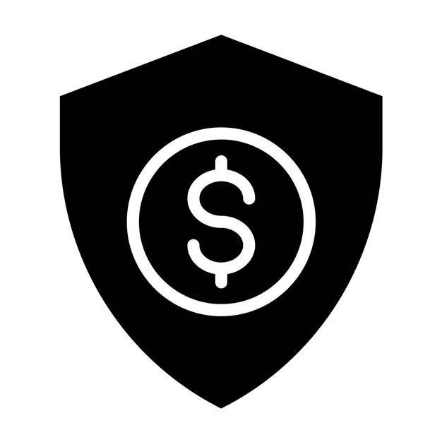 Estilo de icono de transacción segura de diseño vectorial