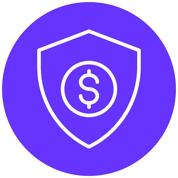 Estilo de icono de transacción segura de diseño vectorial