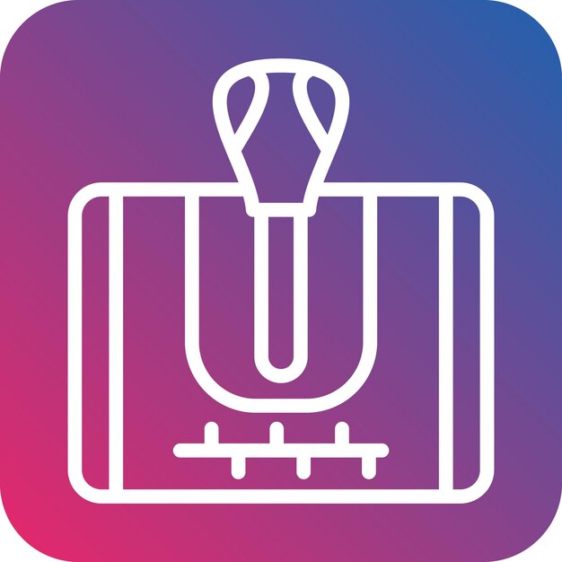Estilo del icono de la transmisión manual