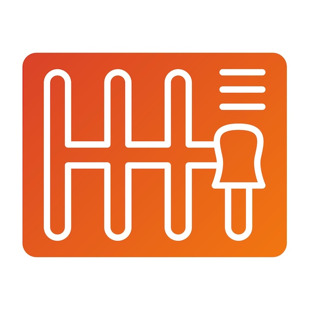 Estilo del icono de la transmisión manual