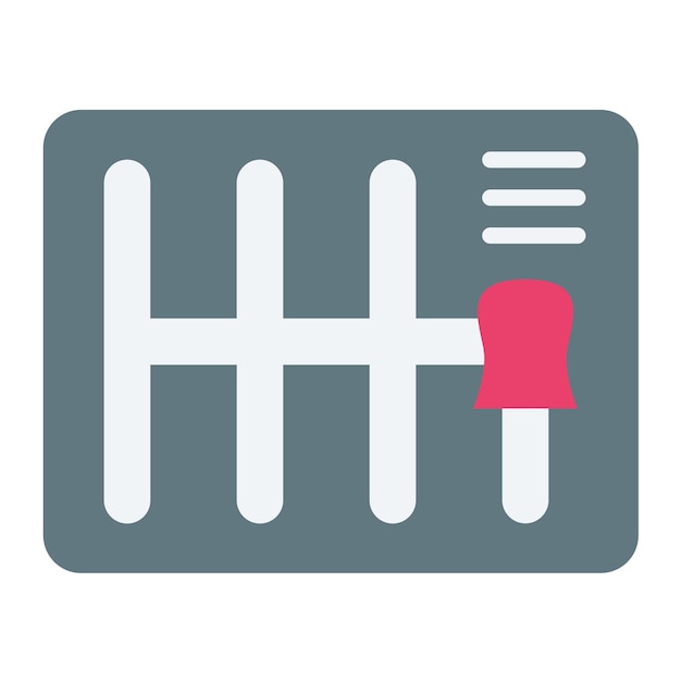 Estilo del icono de la transmisión manual