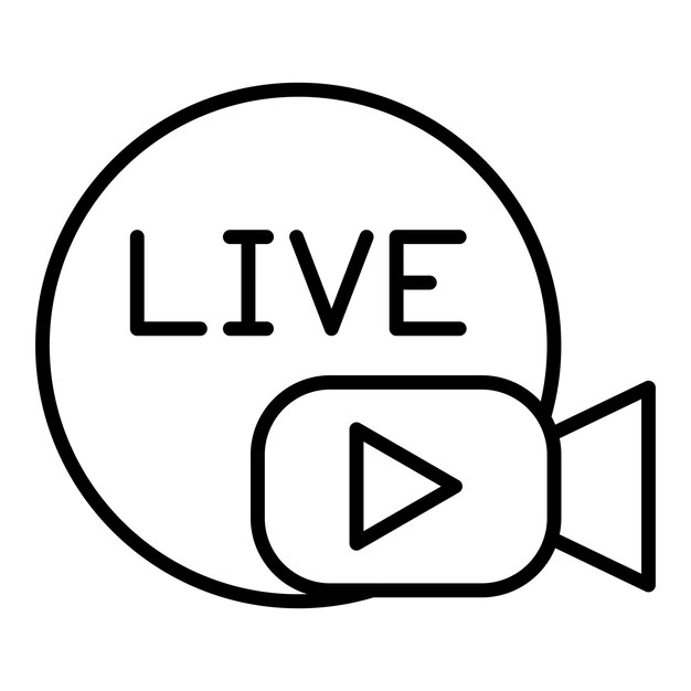 Estilo del icono de transmisión en vivo