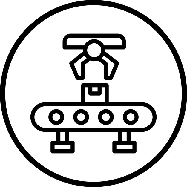 Estilo del icono del transportador de alimentos