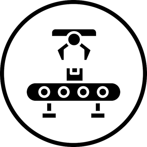 Estilo del icono del transportador de alimentos