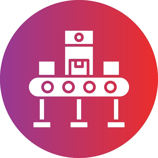 Estilo del icono del transportador automático