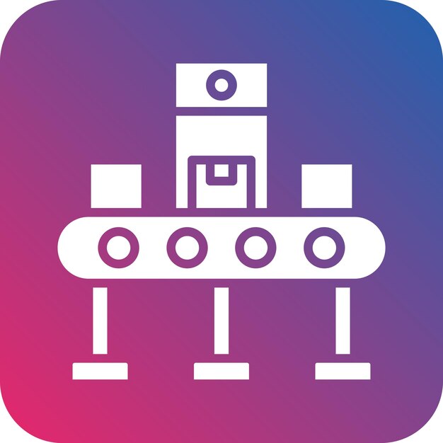 Estilo del icono del transportador automático