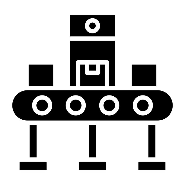 Estilo del icono del transportador automático
