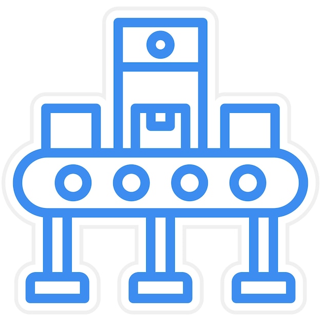 Estilo del icono del transportador automático