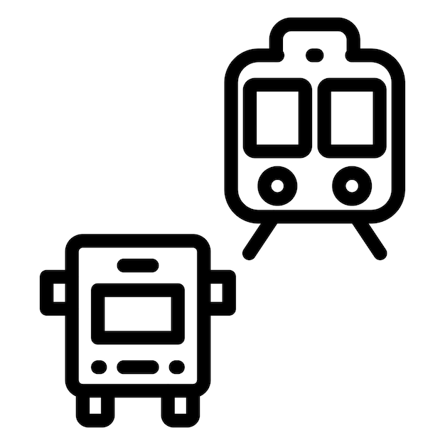 Estilo del icono de transporte público